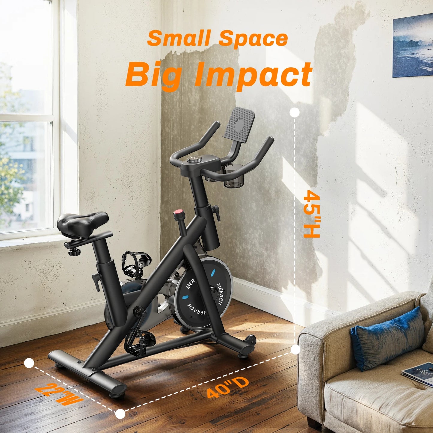 Indoor Cycling Bike With Tablet Mount
