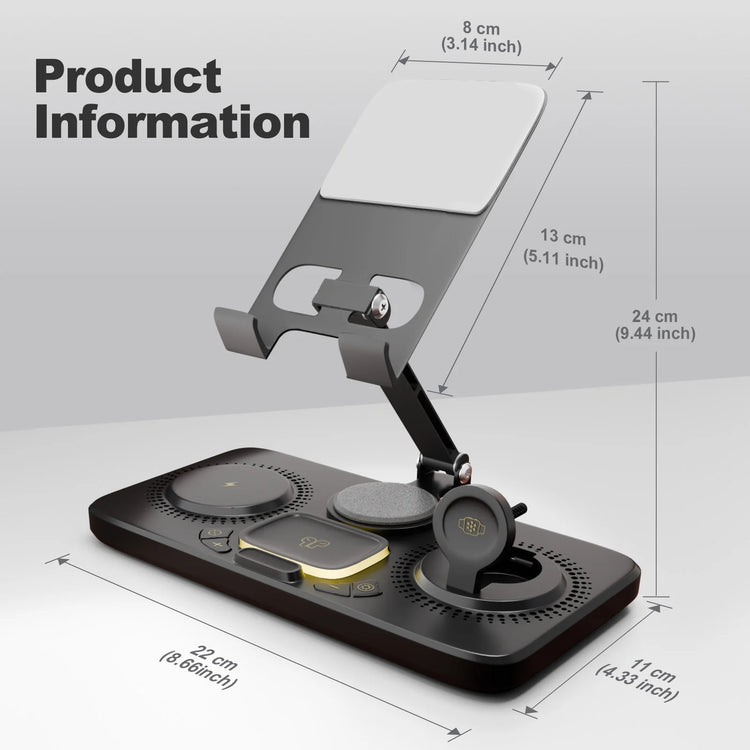 7 in 1 Wireless Charger for iPhone, AirPods, Watch by Home for Health and Beauty