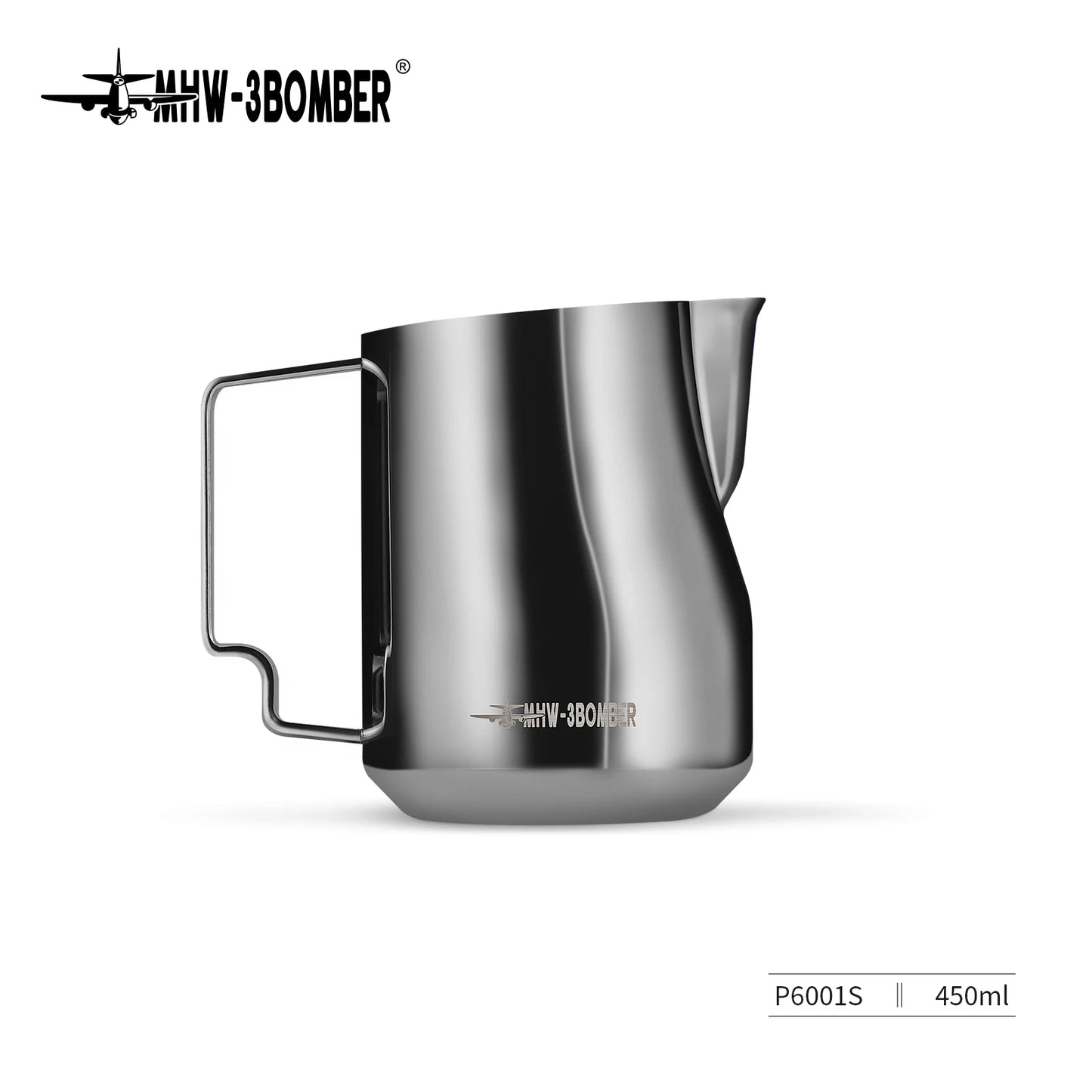 Turbo Milk Frothing Pitcher Stainless Steel