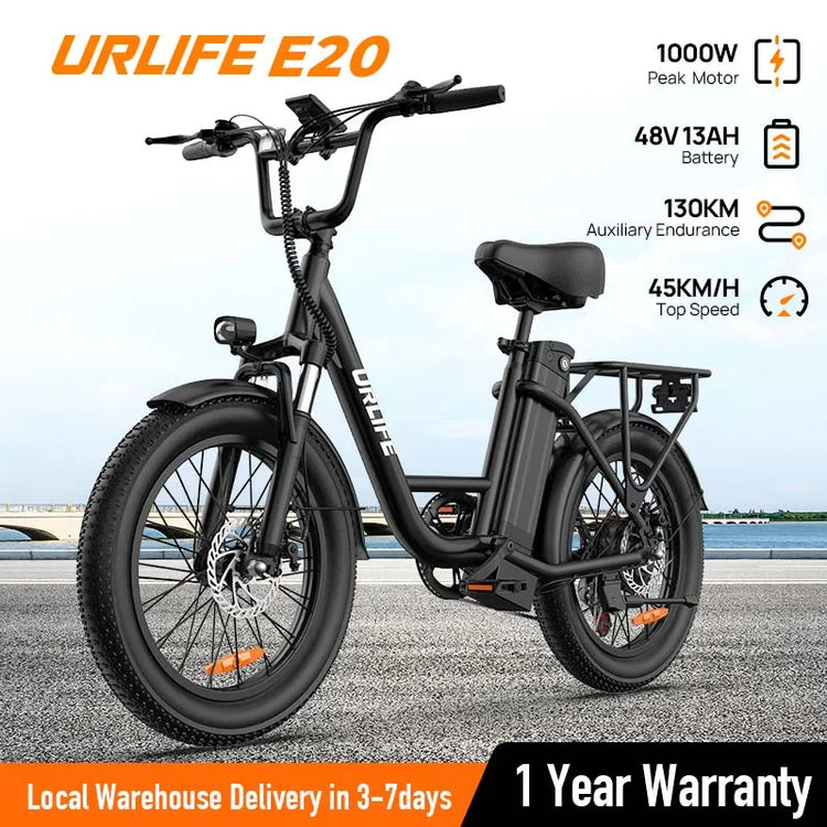 Electric Bike | Removable Battery, 28MPH, 20&