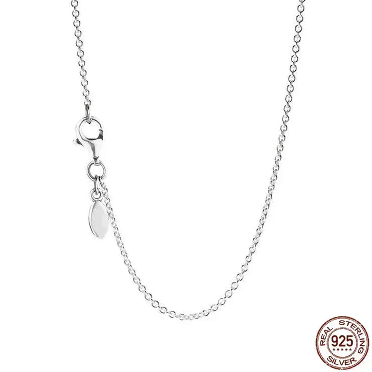 925 Sterling Silver Bow Heart Necklace Zircon Charm Gift by Home for Health and Beauty
