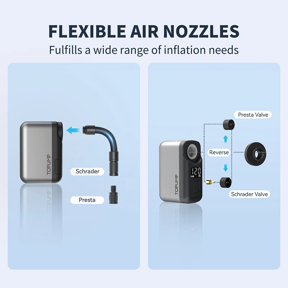 Pro Electric Mini Portable Bike Pump With Display