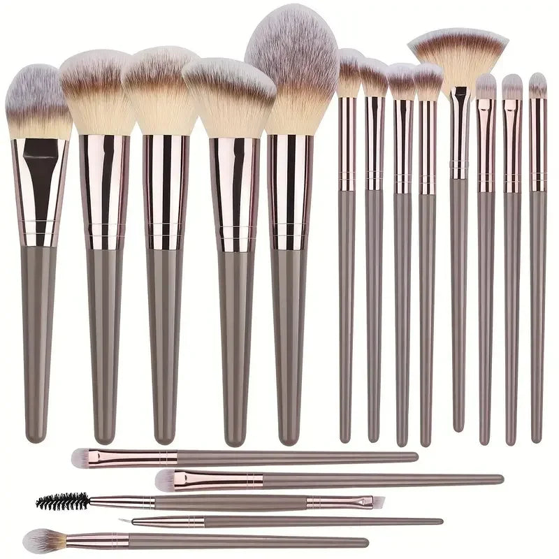 Brush Professional Makeup Brush Set With Goat Hair Synthetic Tools