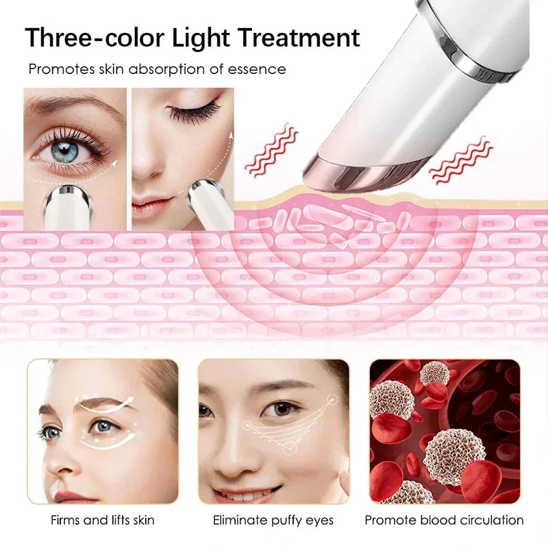 Eye Beauty EMS Microcurrent Device Light Therapy For Dark Circles