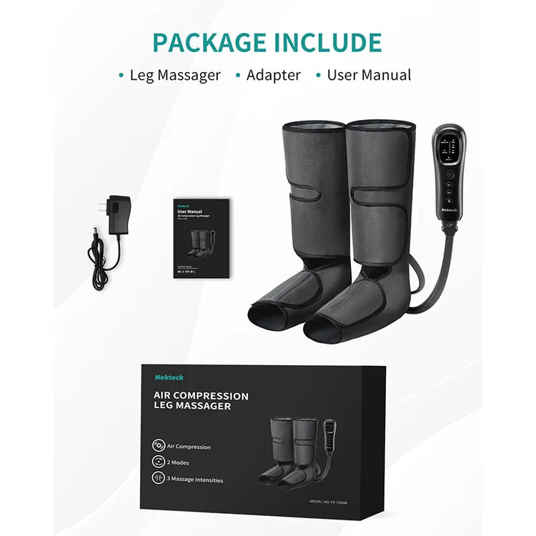 Leg Massager Calf Wrap Air Compression Massage by Home for Health and Beauty