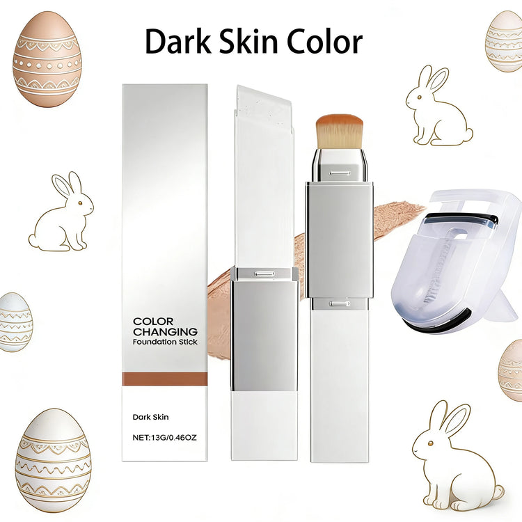 2-in-1 concealer foundation stick, covers dark circles, waterproof and sweatproof, creates the ideal flawless makeup look by Home for Health and Beauty
