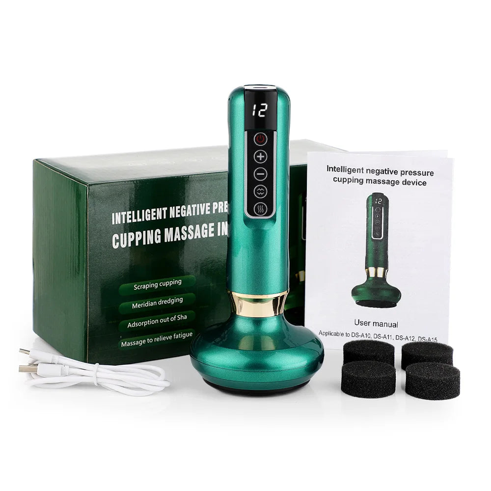 Electric Cupping Device 12 Levels USB Rechargeable
