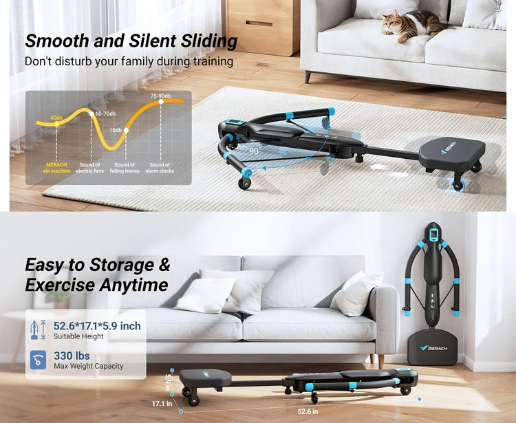 All-in-One Core Trainer Ab Machine, Rowing Machine, Dragonfly Equipment - Multifunctional Home Gym Fitness System with Full-Body Workout for Cardio, Strength Training & Belly Toning, Compact for home Gym () by Home for Health and Beauty