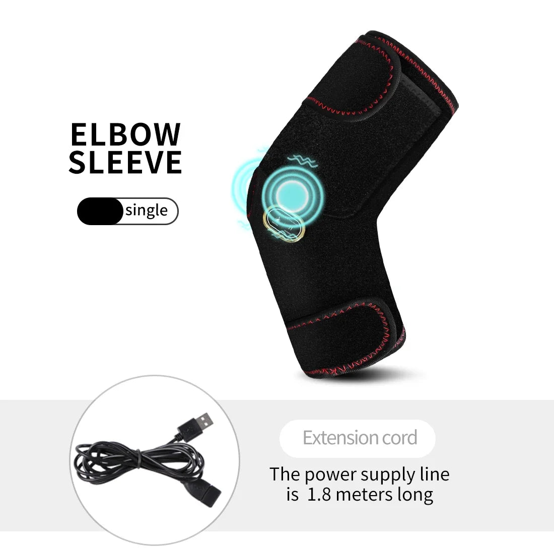 Effect Heated Elbow Massager With 3 Modes For Pain Relief