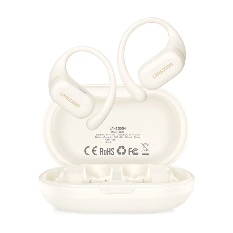 Bone Conduction Headphones Mini TWS True Wireless Earphones Similar With Pro Air Earhook Sport Earphone by Home for Health and Beauty