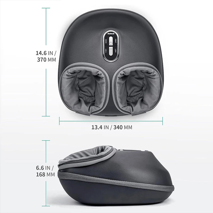 Foot Massager Electric Heating Therapy Air Compression Shiatsu by Home for Health and Beauty