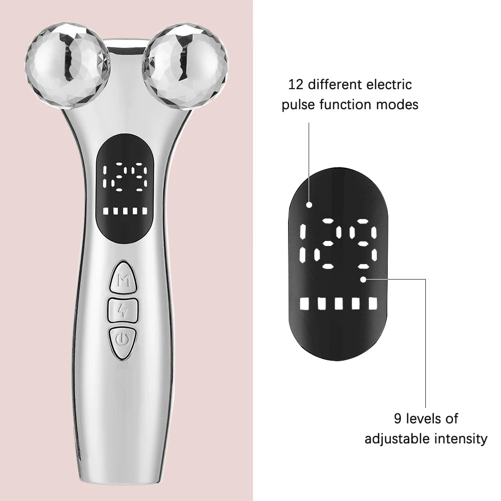 Electric Facial Slimming Rollor Microcurrent Beauty Device