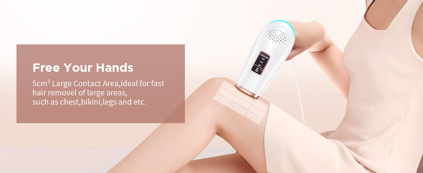 IPL Hair Removal Safe Permanent Painless Epilator Face Body Arms Leg Whole Body Treatment For Men Women Home Use by Home for Health and Beauty