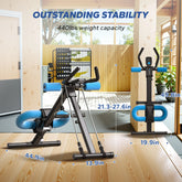 Ab Machine Adjustable Trainer For Core And Abs Workout by Home for Health and Beauty