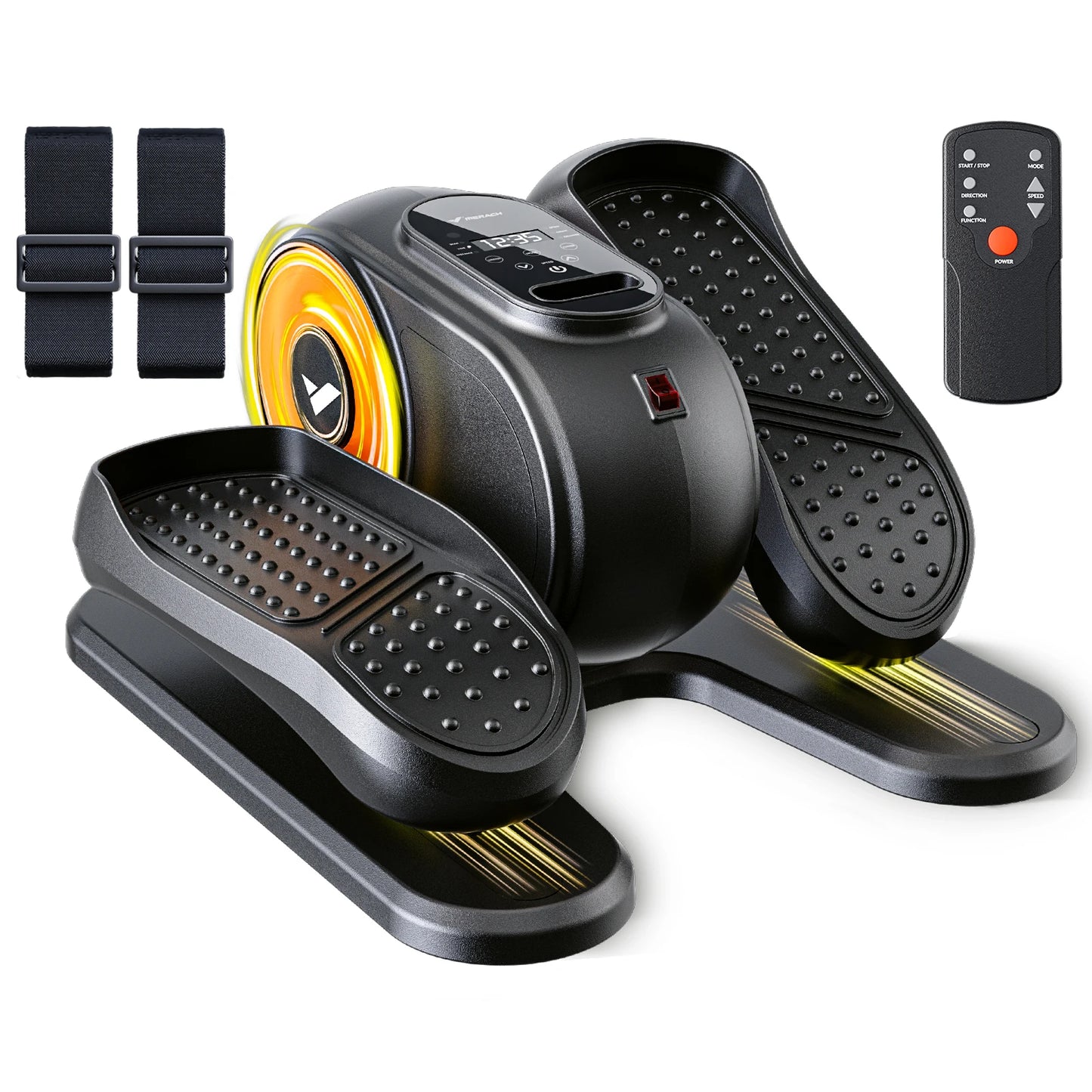 Under Desk Elliptical Leg Exerciser Remote Control