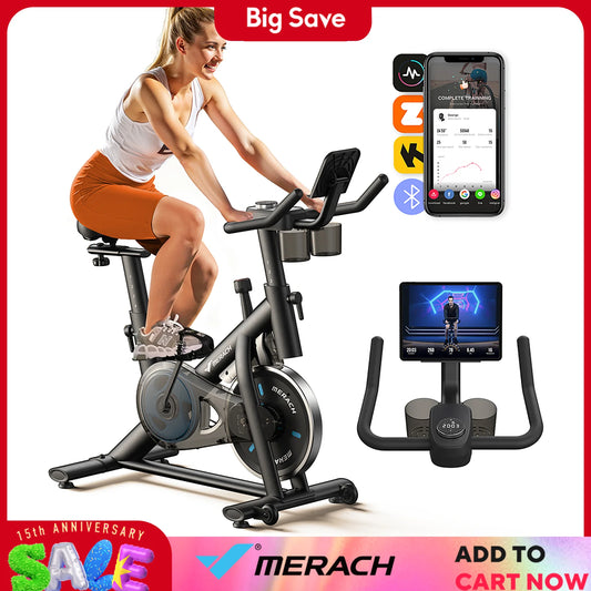Indoor Cycling Bike With Tablet Mount