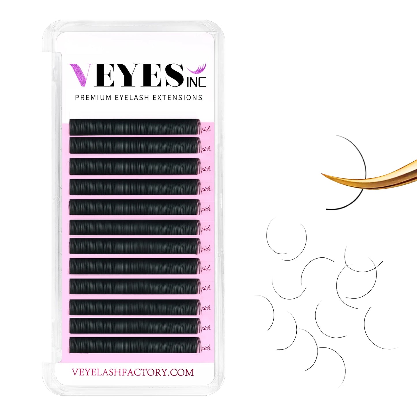 Classic Eyelash Extensions Natural Long Individual Lashes
