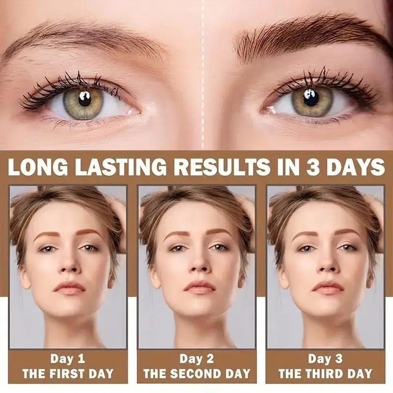 Dyeing Eye Brow Tattoo Tint Peel Off Eyebrow Eyeliner Freckles Dye Cream Waterproof Eyebrow Enhancer Gel Make Up Cosmetic Tool by Home for Health and Beauty