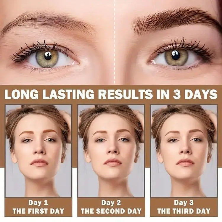 Dyeing Eye Brow Tattoo Tint Peel Off Eyebrow Eyeliner Freckles Dye Cream Waterproof Eyebrow Enhancer Gel Make Up Cosmetic Tool by Home for Health and Beauty