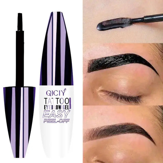Dyeing Eye Brow Tattoo Tint Peel Off Eyebrow Eyeliner Freckles Dye Cream Waterproof Eyebrow Enhancer Gel Make Up Cosmetic Tool by Home for Health and Beauty