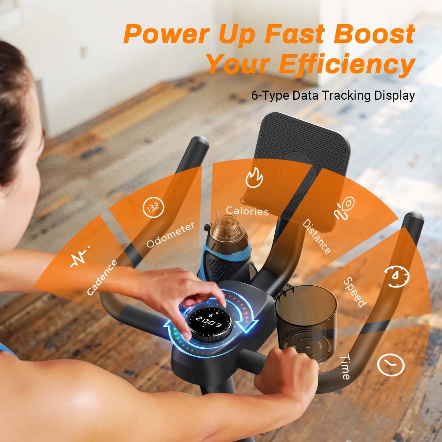 Indoor Cycling Bike With Tablet Mount