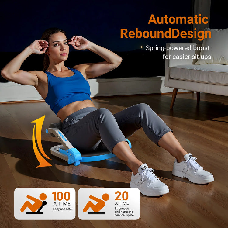 MERACH Ab Machine for Stomach Workout with 3 Adjustable Resistance&Automatic Rebound,Sit Up Machine with 330 LBS Weight Capacity by Home for Health and Beauty