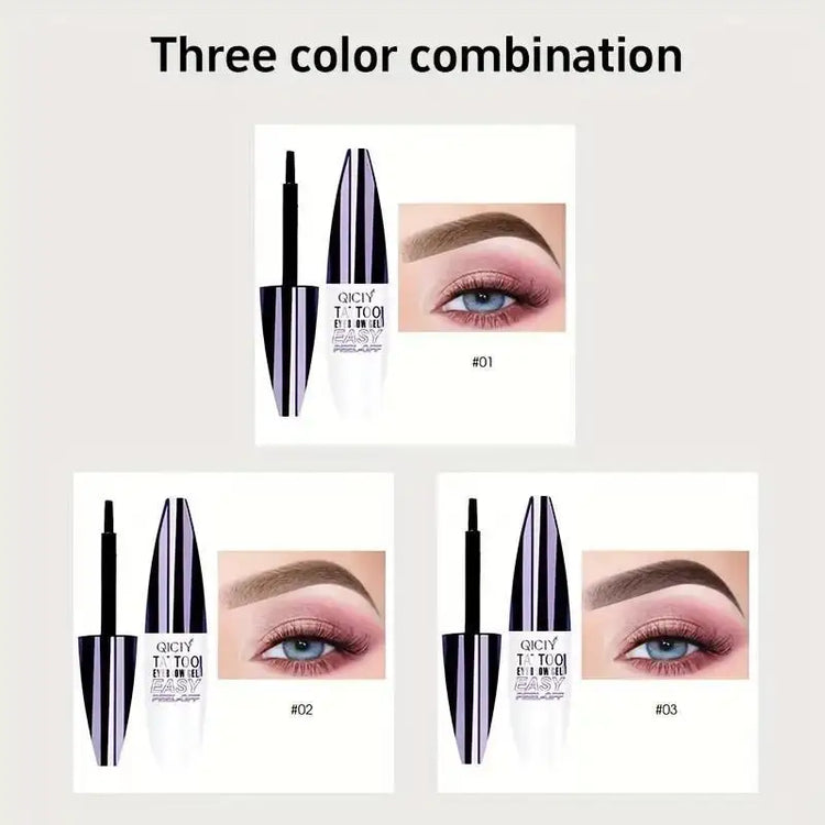 Dyeing Eye Brow Tattoo Tint Peel Off Eyebrow Eyeliner Freckles Dye Cream Waterproof Eyebrow Enhancer Gel Make Up Cosmetic Tool by Home for Health and Beauty