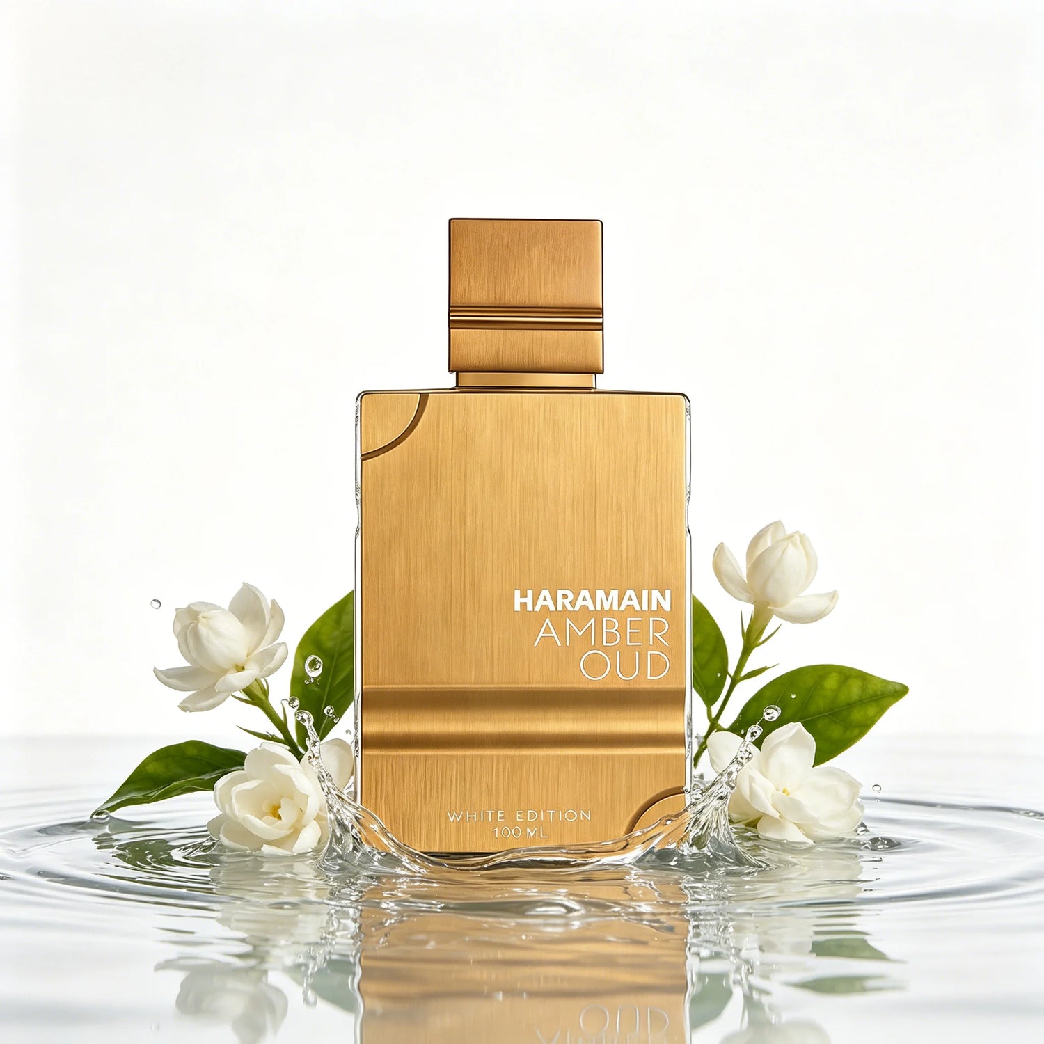 Al Haramain Amber Oud White Edition for Unisex - Arabian Perfume for Women & Men - Long Lasting Fragrance with Notes of Bergamot, Jasmine, Patchouli, Musk, Vanilla - Arabic Eau de Parfum Spray - 2 oz Christmas, Halloween, and by Home for Health and Beauty