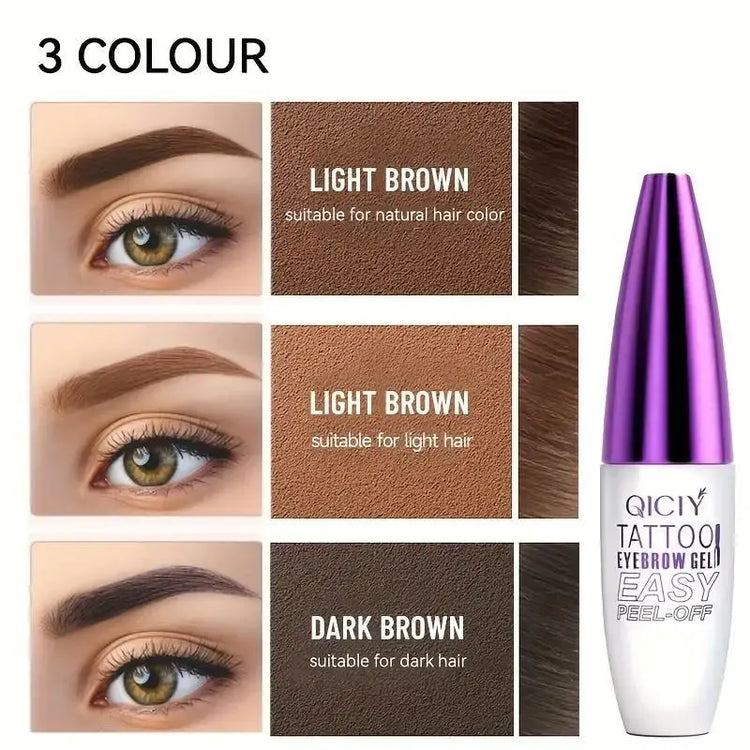 Dyeing Eye Brow Tattoo Tint Peel Off Eyebrow Eyeliner Freckles Dye Cream Waterproof Eyebrow Enhancer Gel Make Up Cosmetic Tool by Home for Health and Beauty