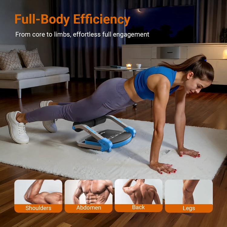MERACH Ab Machine for Stomach Workout with 3 Adjustable Resistance&Automatic Rebound,Sit Up Machine with 330 LBS Weight Capacity by Home for Health and Beauty