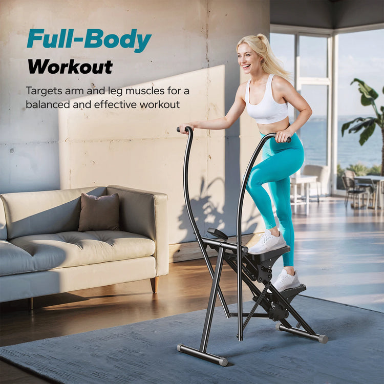 MERACH Stair Stepper Compact Folding Climber For FullBody Workout by Home for Health and Beauty