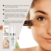 EELHOPE Color Changing Foundation Natural Moisturizing Refreshing Lasting Makeup Improve Skin Tone Perfect Coverage Foundation by Home for Health and Beauty