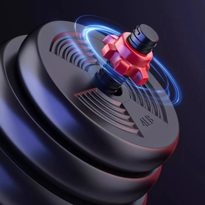 Adjustable Dumbbell To Barbell Set With Non Slip Grip For Strength Training