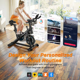 Indoor Cycling Bike With Tablet Mount by Home for Health and Beauty