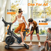 Indoor Cycling Bike With Tablet Mount by Home for Health and Beauty