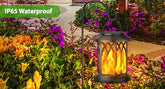 4 Pack Solar Lantern Outdoor Lights, Upgraded Flickering Flame Solar Lanterns Lights Outdoor Waterproof, Hanging Lantern Decorat by Home for Health and Beauty
