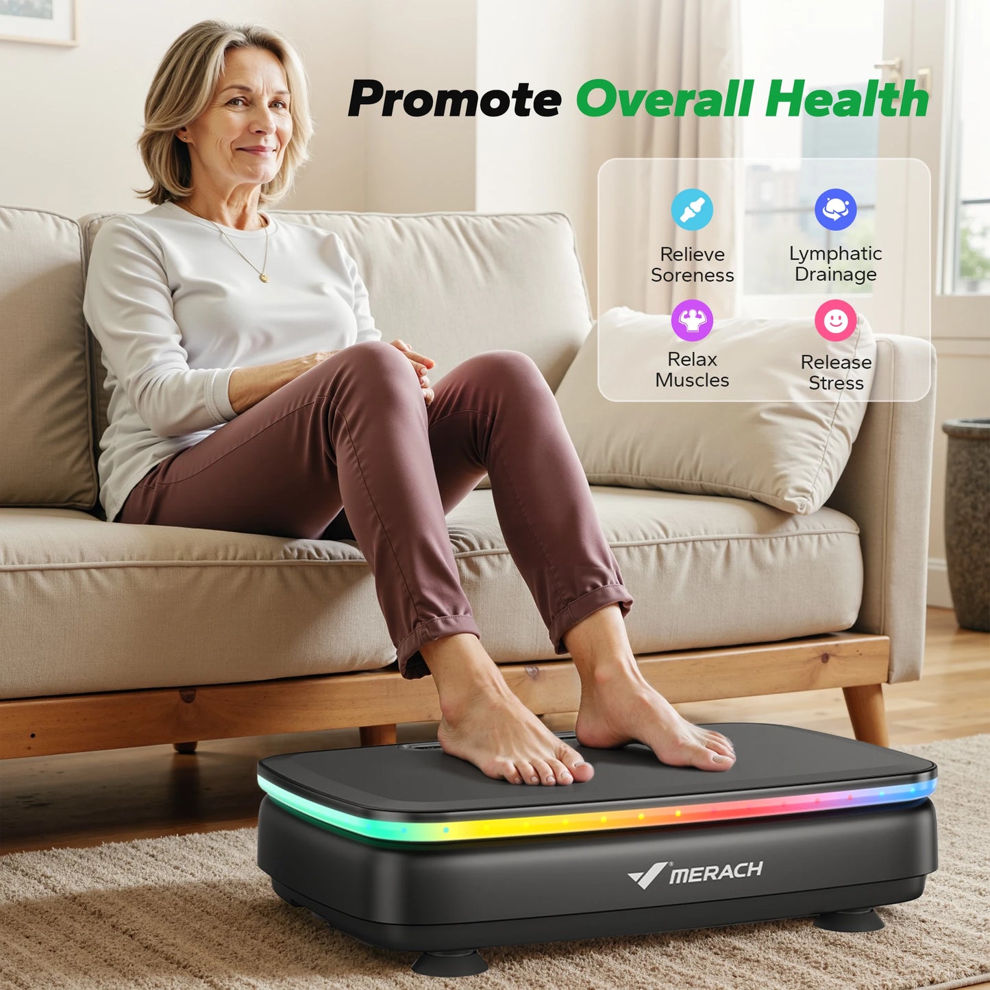 Vibration Plate Exercise Machine For Full Body Workout