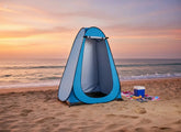 Blue Pop Up Privacy Shower Tent by Home for Health and Beauty