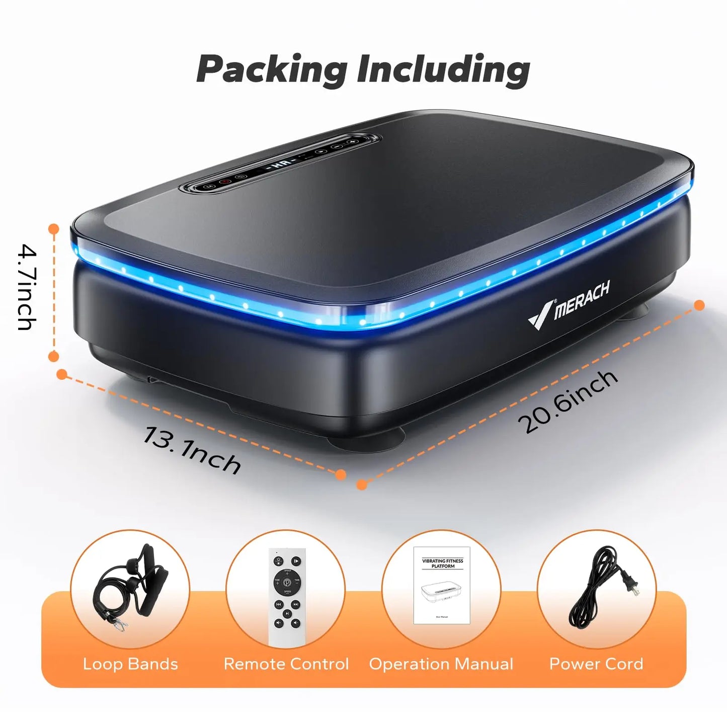 Vibration Plate Exercise Machine for Full Body Workout Lymphatic Drainage