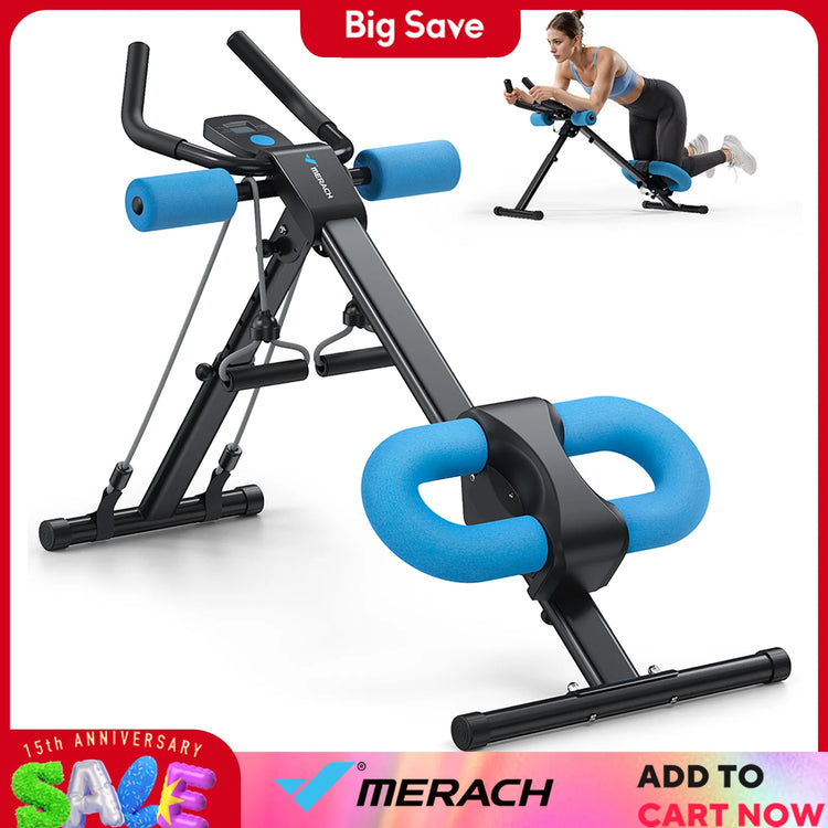 Ab Machine Adjustable Trainer For Core And Abs Workout by Home for Health and Beauty