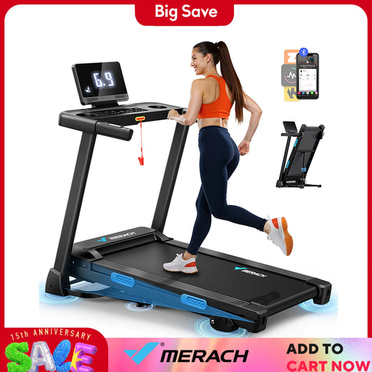 Foldable Treadmill T12 Incline With Double Deck Technology