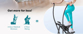 MERACH Stair Stepper Compact Folding Climber For FullBody Workout by Home for Health and Beauty