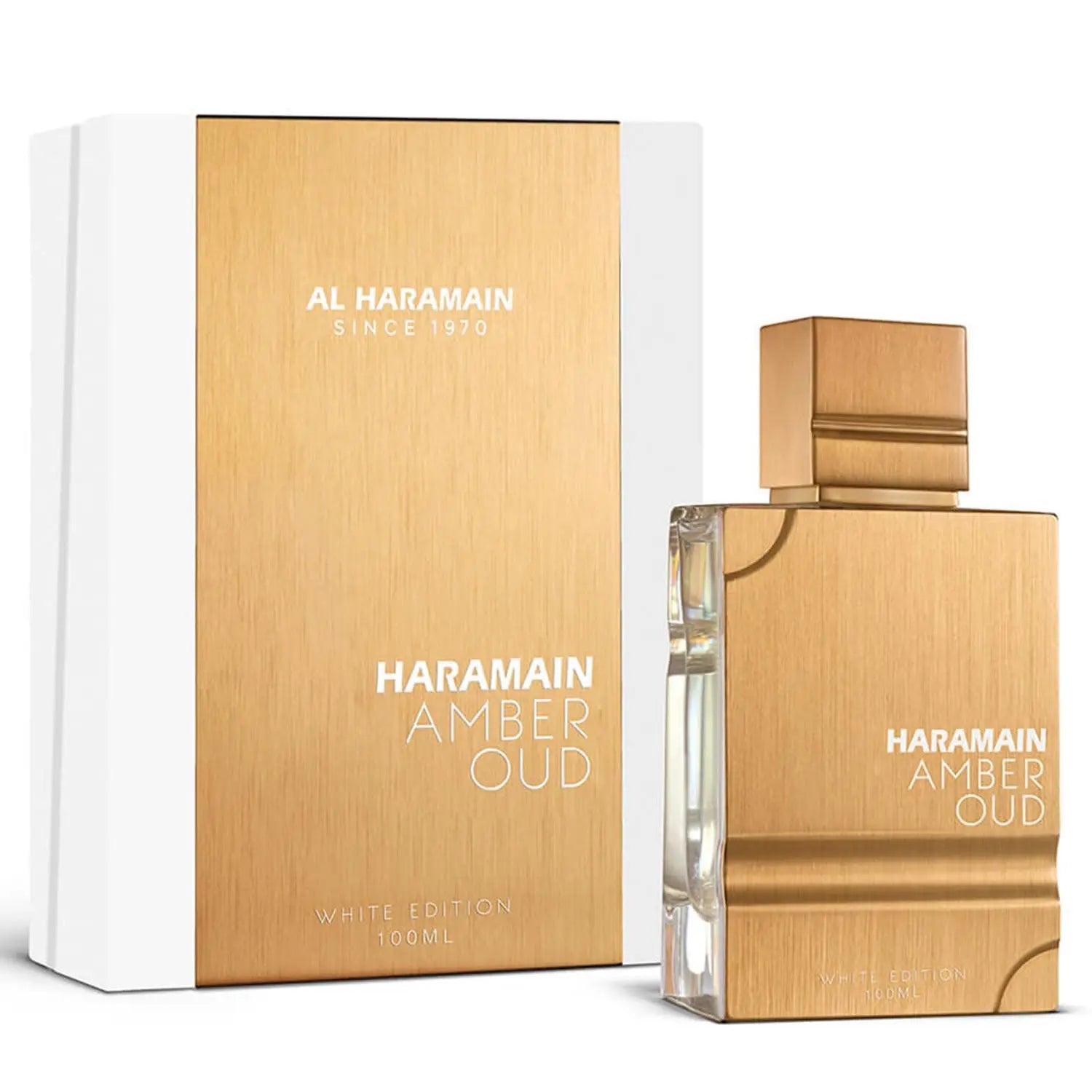 Al Haramain Amber Oud White Edition for Unisex - Arabian Perfume for Women & Men - Long Lasting Fragrance with Notes of Bergamot, Jasmine, Patchouli, Musk, Vanilla - Arabic Eau de Parfum Spray - 2 oz Christmas, Halloween, and by Home for Health and Beauty