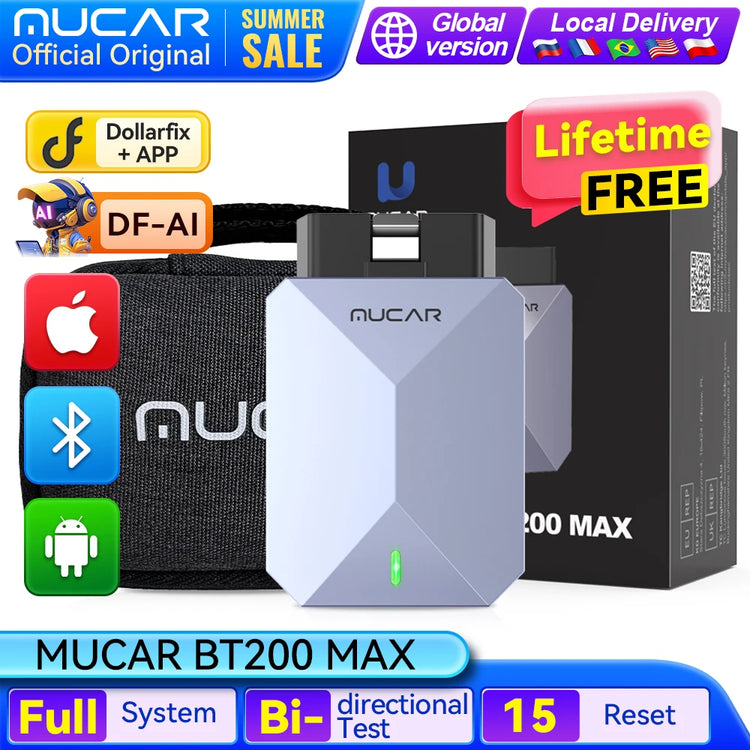 Auto Scanner Full System Lifetime Free 15 Reset CAN-FD Bi-directional ECM TCM ABS Car Diagnostic Tools by Home for Health and Beauty