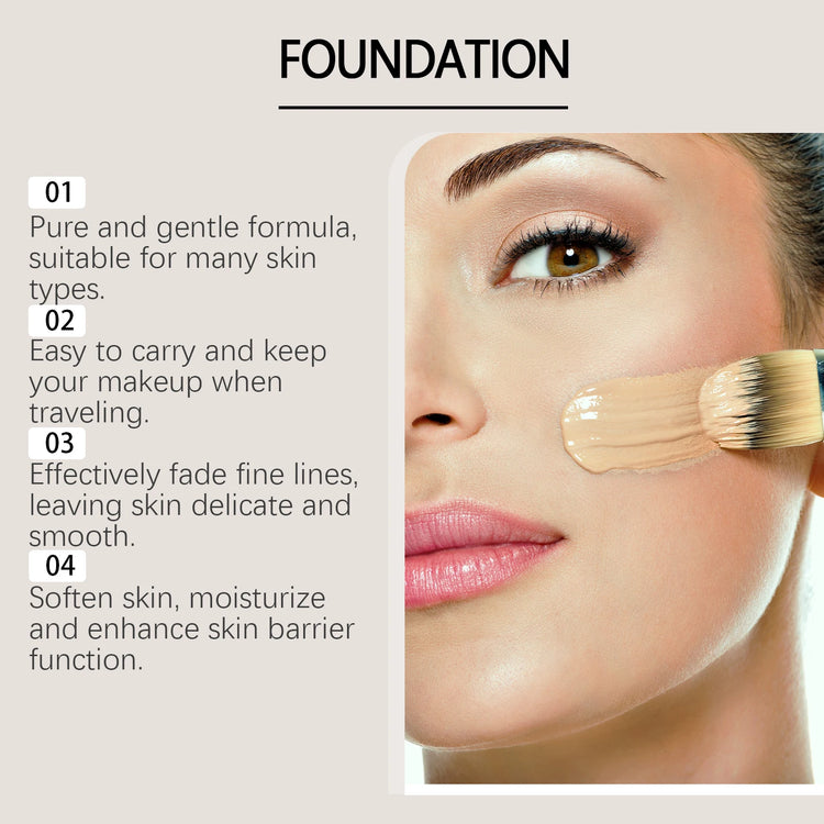 EELHOPE Color Changing Foundation Natural Moisturizing Refreshing Lasting Makeup Improve Skin Tone Perfect Coverage Foundation by Home for Health and Beauty