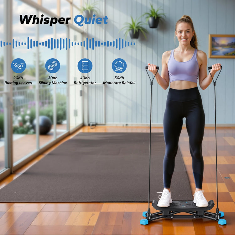 Ski Machine Simulated Ski Training Cardio Fitness Equipment by Home for Health and Beauty