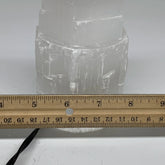 Selenite Crystal Lamp Satin Spar Tower by Home for Health and Beauty