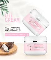 AILKE Organic Shea Butter Oil Whitening Cream, Brightening, Moisturizing, Smooth Nourish, Soften Skin, for Face, Body, 100ml by Home for Health and Beauty