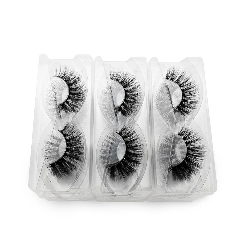 3D Mink Eyelashes Natural Wispy Bulk Wholesale by Home for Health and Beauty