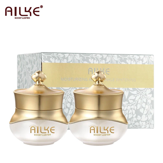AILKE night women face cream collagen moisturizing whitening brightening anti aging wrinkles all skin sleeping facial care sets by Home for Health and Beauty